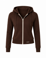 The Calm Knit Jacket - COFFEE BEAN