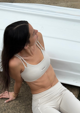 The Calm Sculpt Bra - CREAM
